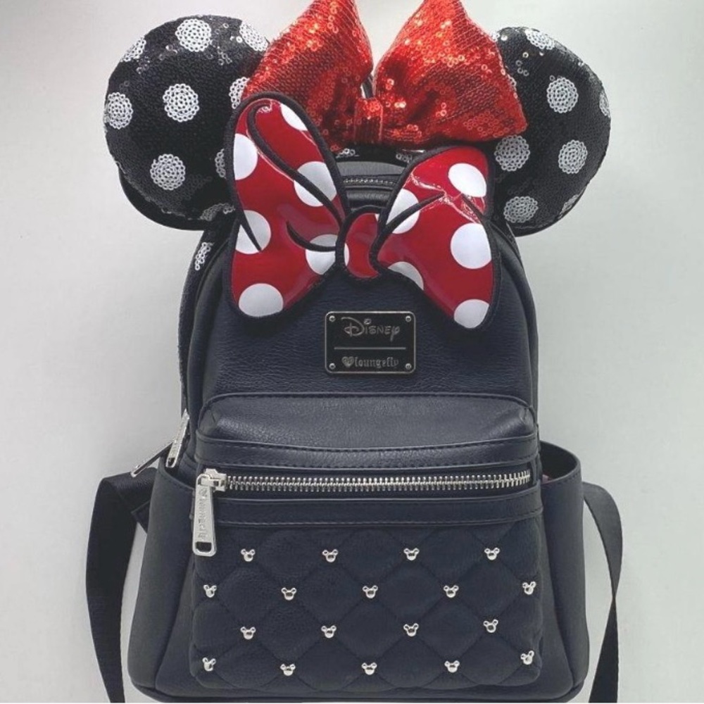 Loungefly Disney Black and Red Minnie Mouse Backpack